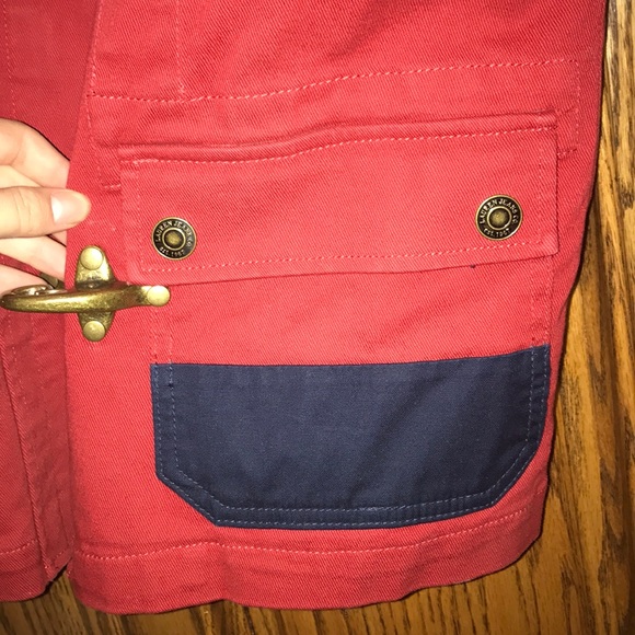 Ralph Lauren Red Denim Jacket, small - Picture 4 of 5